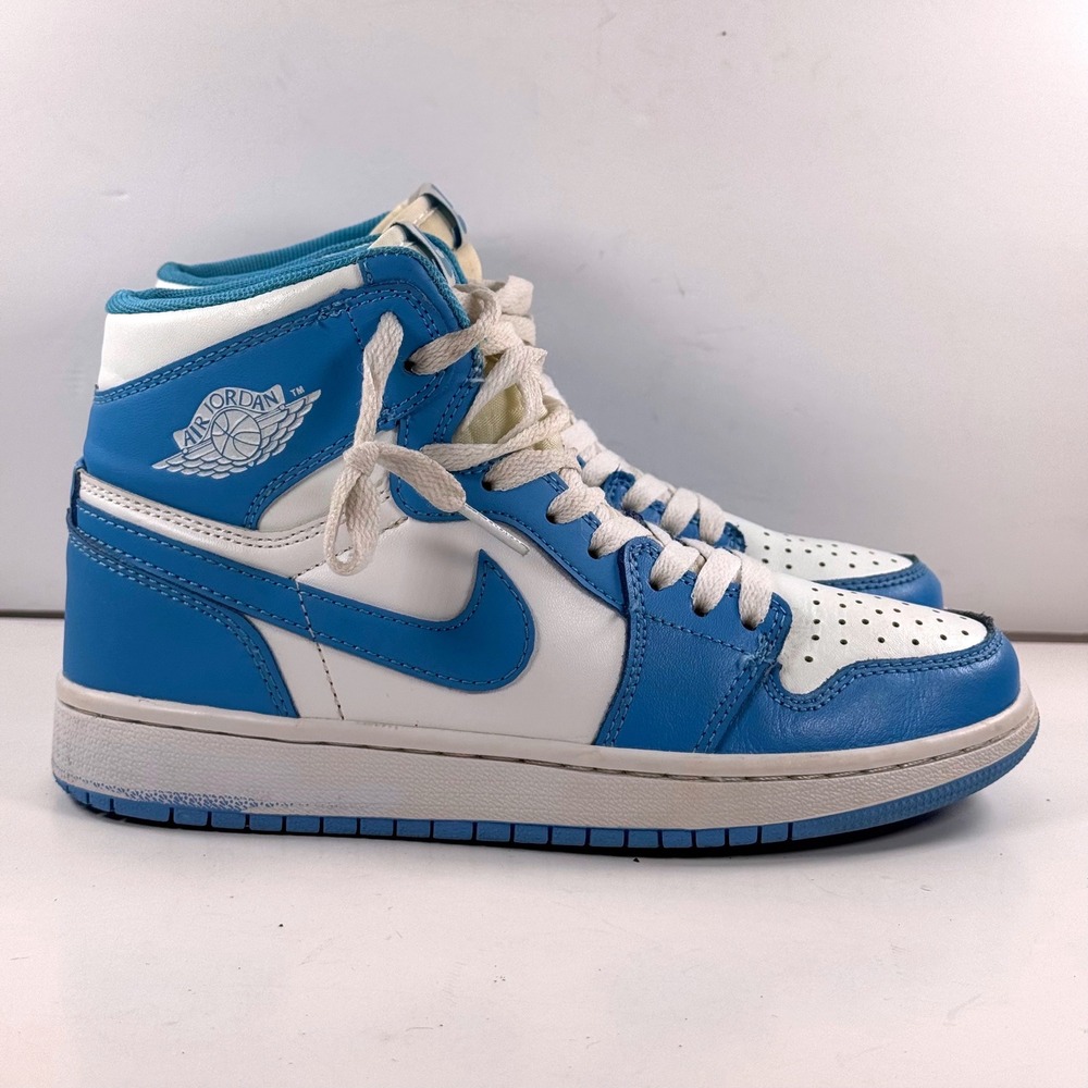Air Jordan 1 Retro High OG BG UNC Dark Powder Blue White 57541-117 Mens 6.5Y